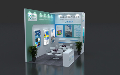 醫藥展臺設計-康岱生物-成都展位展臺搭建
