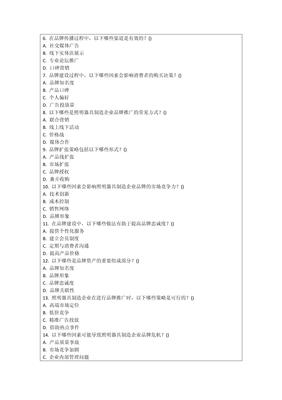 照明器具制造企業(yè)品牌建設(shè)考核試卷 燈具銷(xiāo)售專(zhuān)項(xiàng)